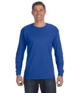 Jerzees 29L - 5.6 oz., 50/50 Heavyweight Blend™ Long-Sleeve T-Shirt  Royal