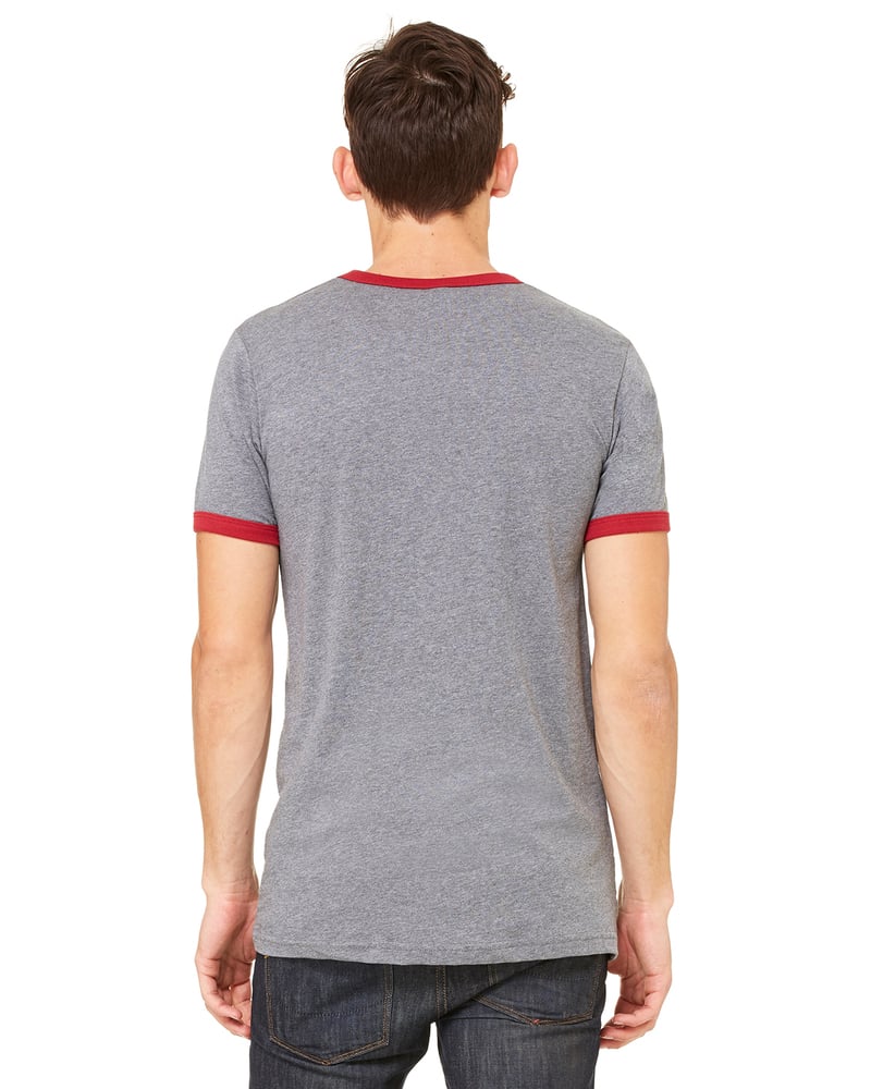 Bella+Canvas 3055C - Men’s Jersey Short-Sleeve Ringer T-Shirt