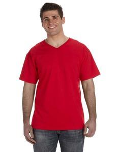 Fruit of the Loom 39VR - ® 8.3 oz., 100% Heavy Cotton HD® V-Neck T-Shirt True Red