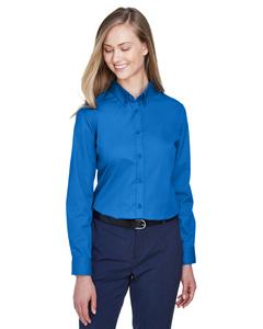 Ash City Core 365 78193 - Operate Core 365™ Ladies' Long Sleeve Twill Shirts True Royal