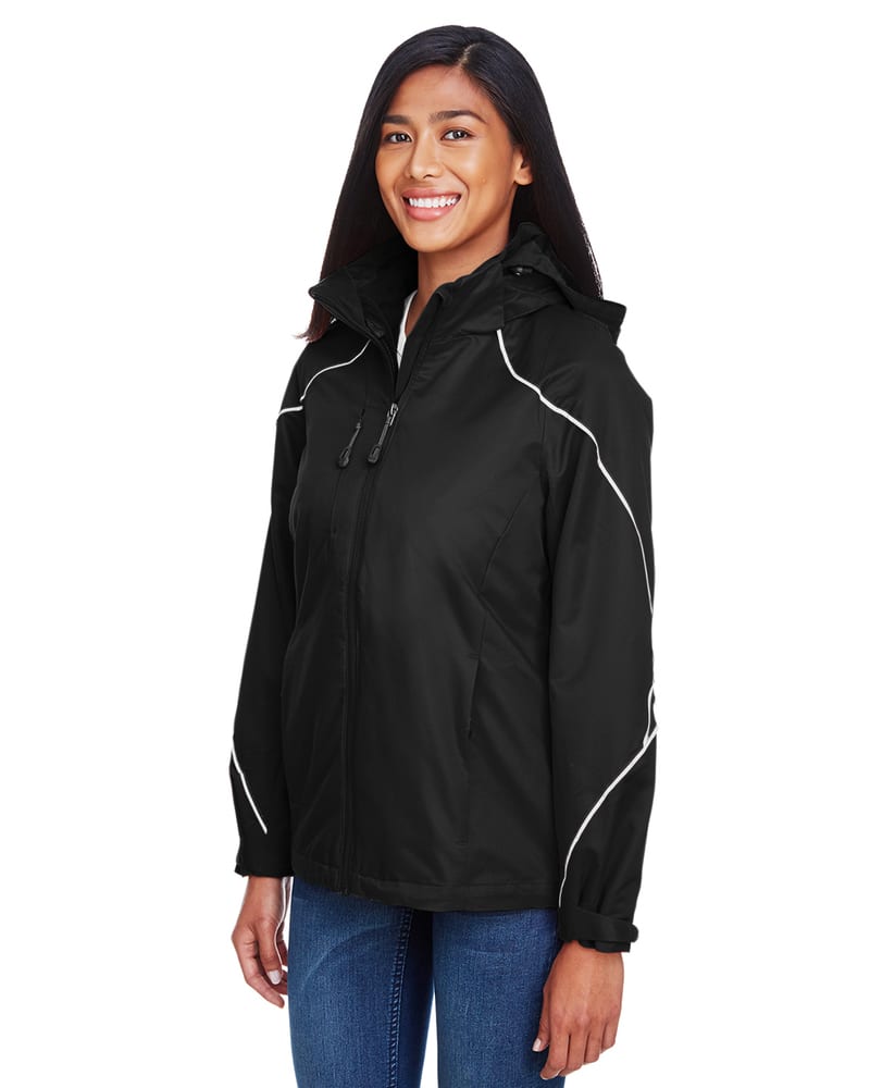 Ash City North End 78196 - ANGLE LADIES' 3-in-1 JACKET WITH BONDED FLEECE LINER