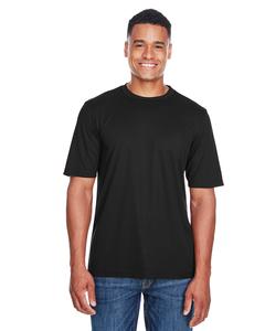 Ash City Core 365 88182 - Pace Tm Men's Performance Pique Crew Neck Black