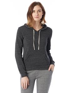 Alternative 09596F2 - Ladies Athletics Hoodie Eco Black