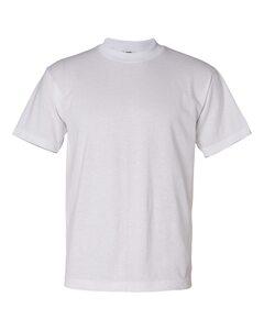 Bayside 1701 - USA-Made 50/50 Short Sleeve T-Shirt White