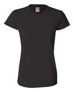 Bayside 3325 - Ladies' USA-Made Short Sleeve T-Shirt Black