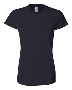 Bayside 3325 - Ladies' USA-Made Short Sleeve T-Shirt Navy