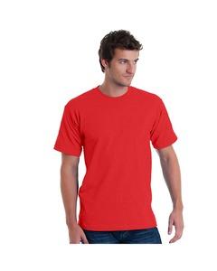 Bayside 5040 - USA-Made 100% Cotton Short Sleeve T-Shirt Red