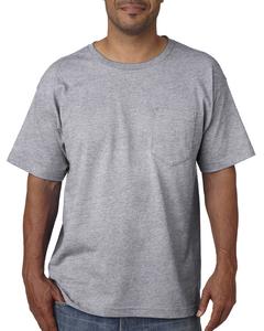 Bayside 5070 - USA-Made Short Sleeve T-Shirt With a Pocket Dark Ash