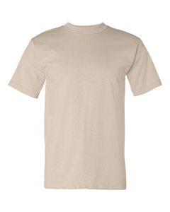 Bayside 5100 - USA-Made Short Sleeve T-Shirt Sand