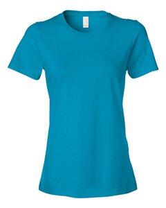 Anvil 880 - Ladies' Ringspun Fashion Fit T-Shirt Caribbean Blue
