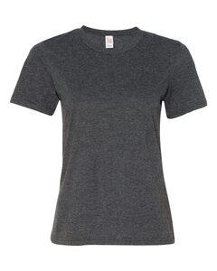 Anvil 880 - Ladies' Ringspun Fashion Fit T-Shirt Heather Dark Grey