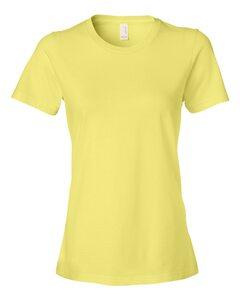 Anvil 880 - Ladies' Ringspun Fashion Fit T-Shirt Spring Yellow