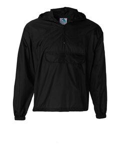 Augusta Sportswear 3130 - Packable Half-Zip Pullover Black