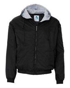 Augusta Sportswear 3280 - Hooded Fleece Lined Jacket Black
