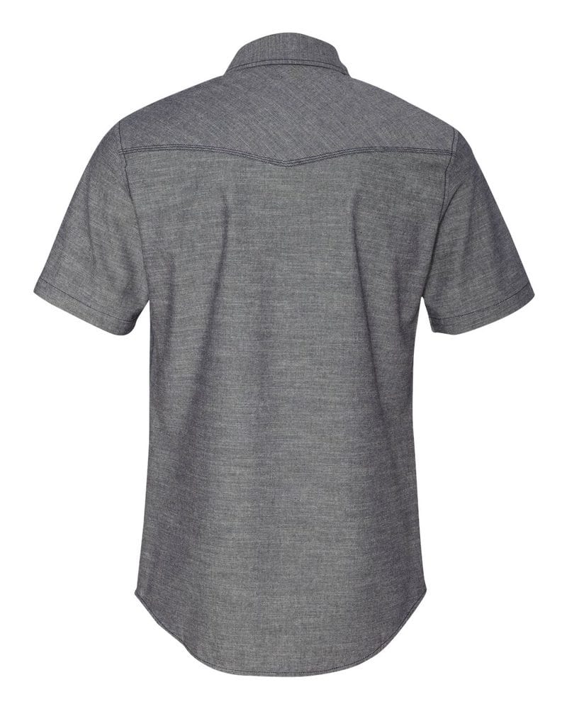 Burnside B9255 - Chambray Short Sleeve Shirt