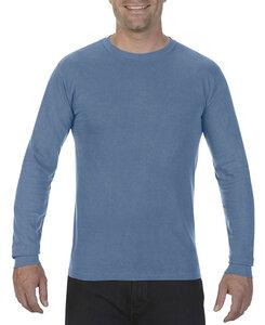 Comfort Colors 6014 - 6.1 Ounce Ringspun Cotton Long Sleeve T-Shirt Blue Jean