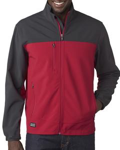 DRI DUCK 5350 - Motion Soft Shell Jacket Charcoal/ Red