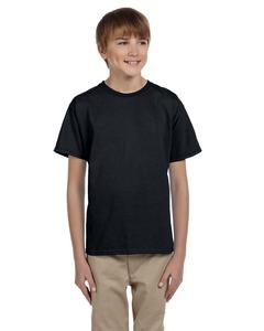 Fruit of the Loom 3930BR - Youth Heavy Cotton HD™ T-Shirt Black