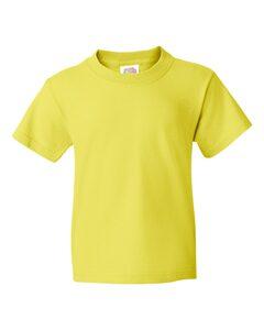 Fruit of the Loom 3930BR - Youth Heavy Cotton HD™ T-Shirt Neon Yellow