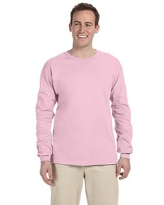 Fruit of the Loom 4930R - Heavy Cotton Long Sleeve T-Shirt Classic Pink