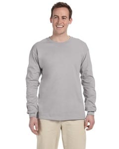Fruit of the Loom 4930R - Heavy Cotton Long Sleeve T-Shirt Silver