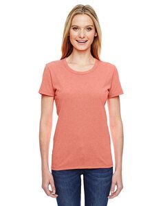 Fruit of the Loom L3930R - Ladies' Heavy Cotton HD™ Short Sleeve T-Shirt Retro Heather Coral