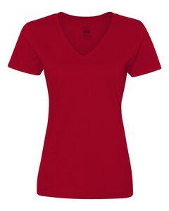Fruit of the Loom L39VR - Ladies' Heavy Cotton HD™ V-Neck T-Shirt True Red