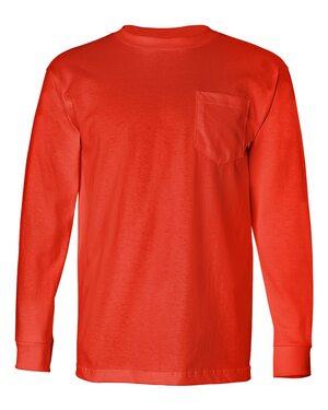 Bayside 8100 - USA-Made Long Sleeve T-Shirt with a Pocket