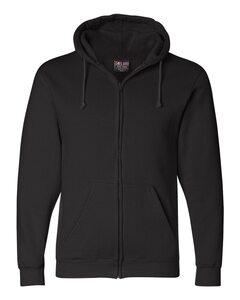 Bayside 900 - USA-Made Full-Zip Hooded Sweatshirt Black