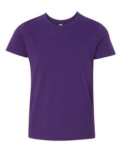 Bella+Canvas 3001Y - Youth Short Sleeve Crewneck Jersey T-Shirt Team Purple
