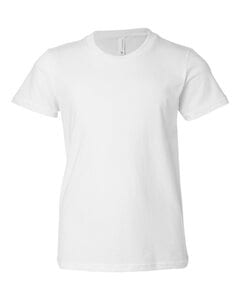Bella+Canvas 3001Y - Youth Short Sleeve Crewneck Jersey T-Shirt White