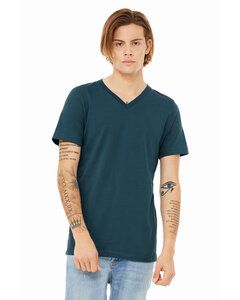 Bella+Canvas 3005 - Unisex Short Sleeve V-Neck Jersey T-Shirt Deep Teal