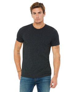 Bella+Canvas 3413 - Unisex Triblend Short Sleeve T-Shirt Charcoal-Black Triblend