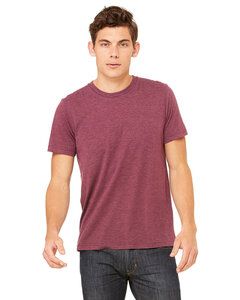 Bella+Canvas 3413 - Unisex Triblend Short Sleeve T-Shirt Maroon Triblend