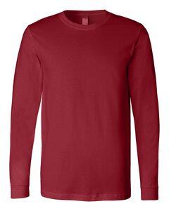 Bella+Canvas 3501 - Long Sleeve Jersey T-Shirt Cardinal