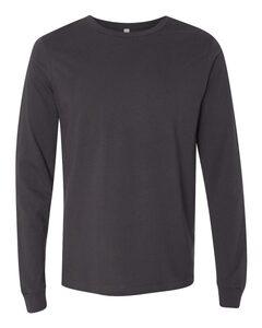 Bella+Canvas 3501 - Long Sleeve Jersey T-Shirt Dark Grey