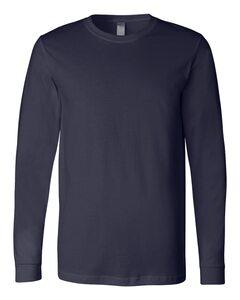 Bella+Canvas 3501 - Long Sleeve Jersey T-Shirt Navy