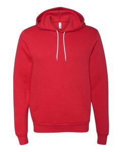 Bella+Canvas 3719 - Unisex Poly-Cotton Fleece Pullover Hoodie Red