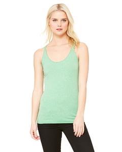 Bella+Canvas 8430 - Ladies' Triblend Racerback Tank Top Green Triblend