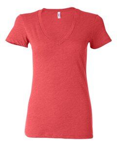 Bella+Canvas 8435 - Ladies Triblend Deep V-Neck T-Shirt