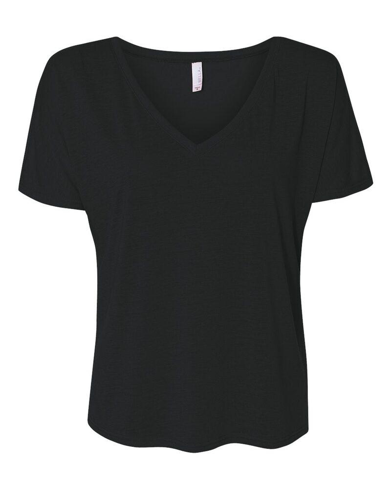 Bella+Canvas 8815 - Ladies' Flowy V-Neck Drop-Sleeve Tee