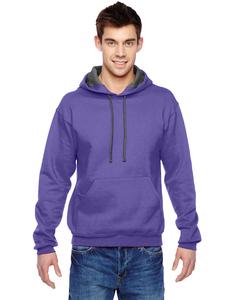 Fruit of the Loom SF76R - SofSpun Hooded Pullover Sweatshirt Purple