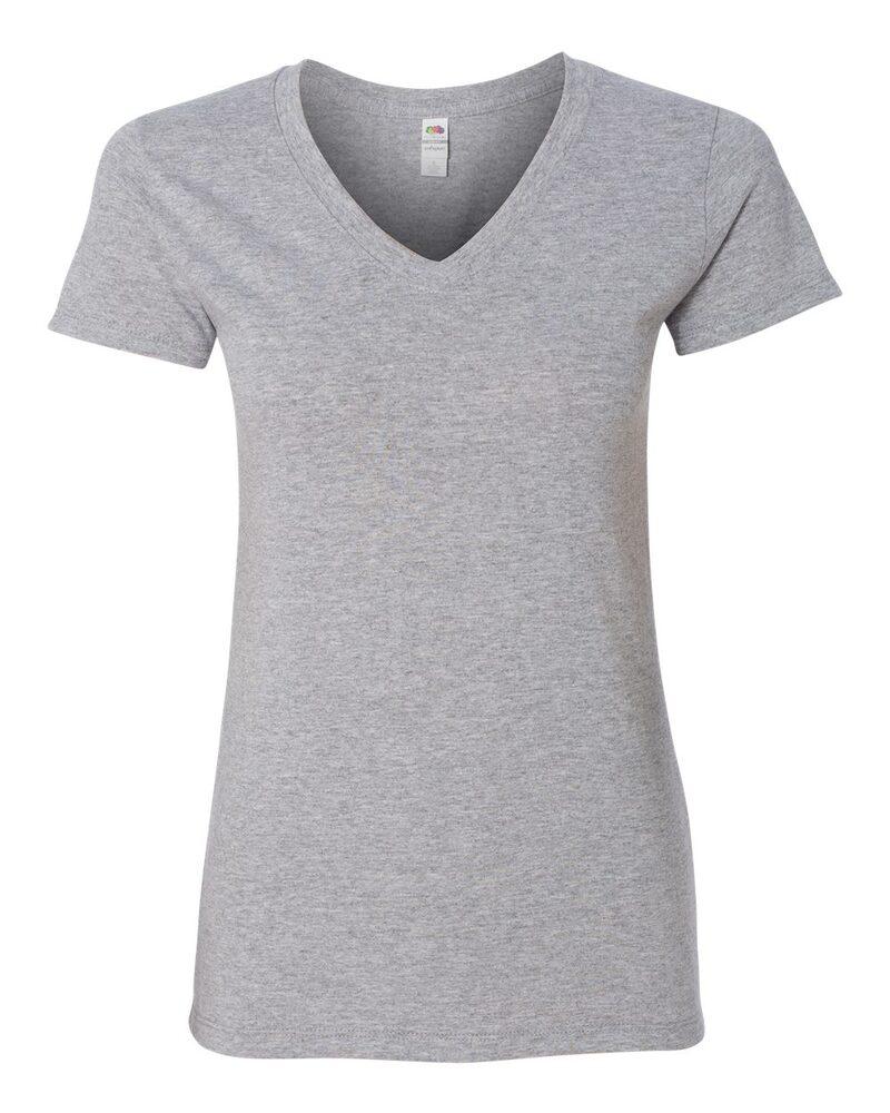 Fruit of the Loom SFJVR - Ladies' SofSpun Jersey V-Neck T-Shirt