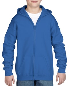 Gildan 18600B - Heavy Blend™ Youth Full-Zip Hooded Sweatshirt Royal