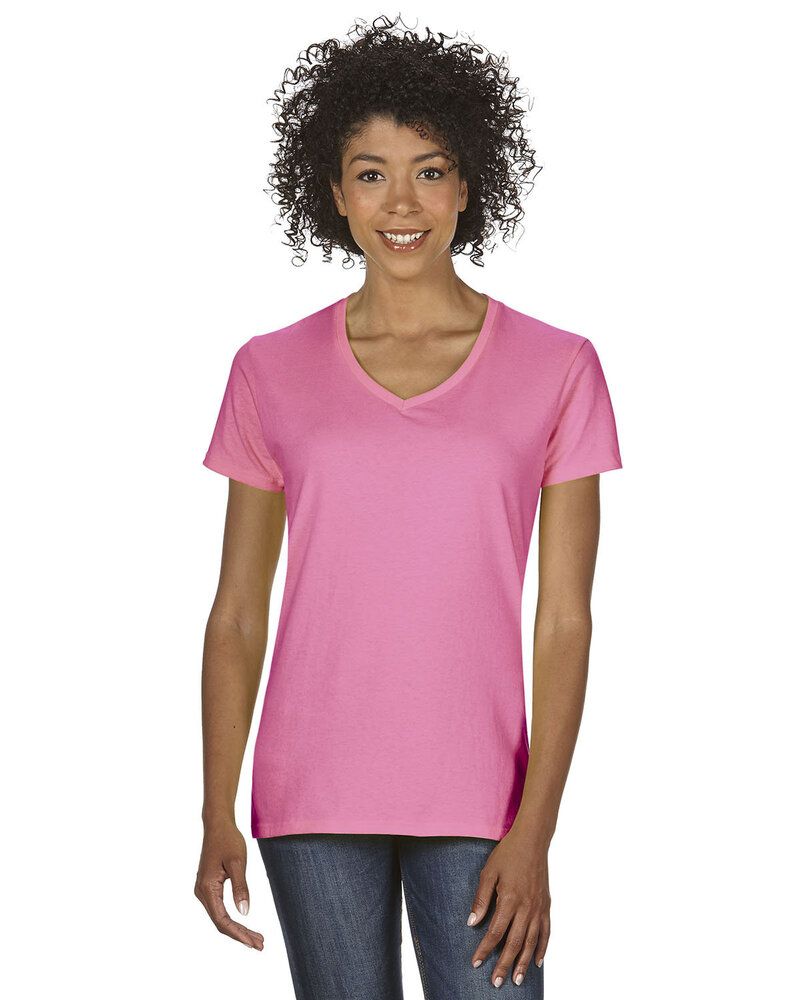 Gildan 5V00L - Ladies' Heavy Cotton V-Neck T-Shirt with Tearaway Label