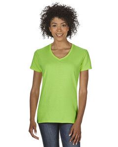Gildan 5V00L - Ladies' Heavy Cotton V-Neck T-Shirt with Tearaway Label Lime