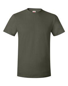 Hanes 4980 - Hanes® Men's Nano-T® Cotton T-Shirt Fatigue Green