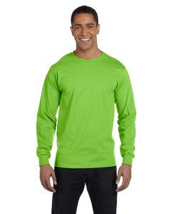 Hanes 5186 - Long Sleeve Beefy-T® Lime