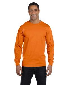 Hanes 5186 - Long Sleeve Beefy-T® Orange