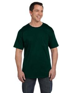 Hanes 5190 - Beefy-T® with a Pocket Deep Forest